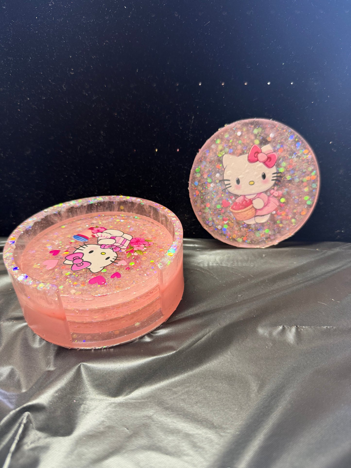 Coaster Set with holder
